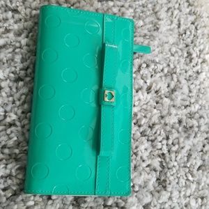 Green Kate Spade wallet
